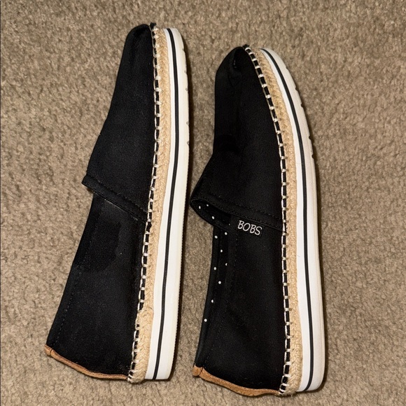 Skechers BOBS Black Slip-Ons - Picture 4 of 7